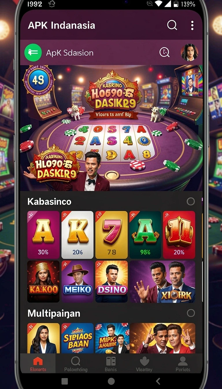 Tampilan utama aplikasi jutawantoto APK Terbaru: Download Cepat dan Gratis yang intuitif dan efisien.
