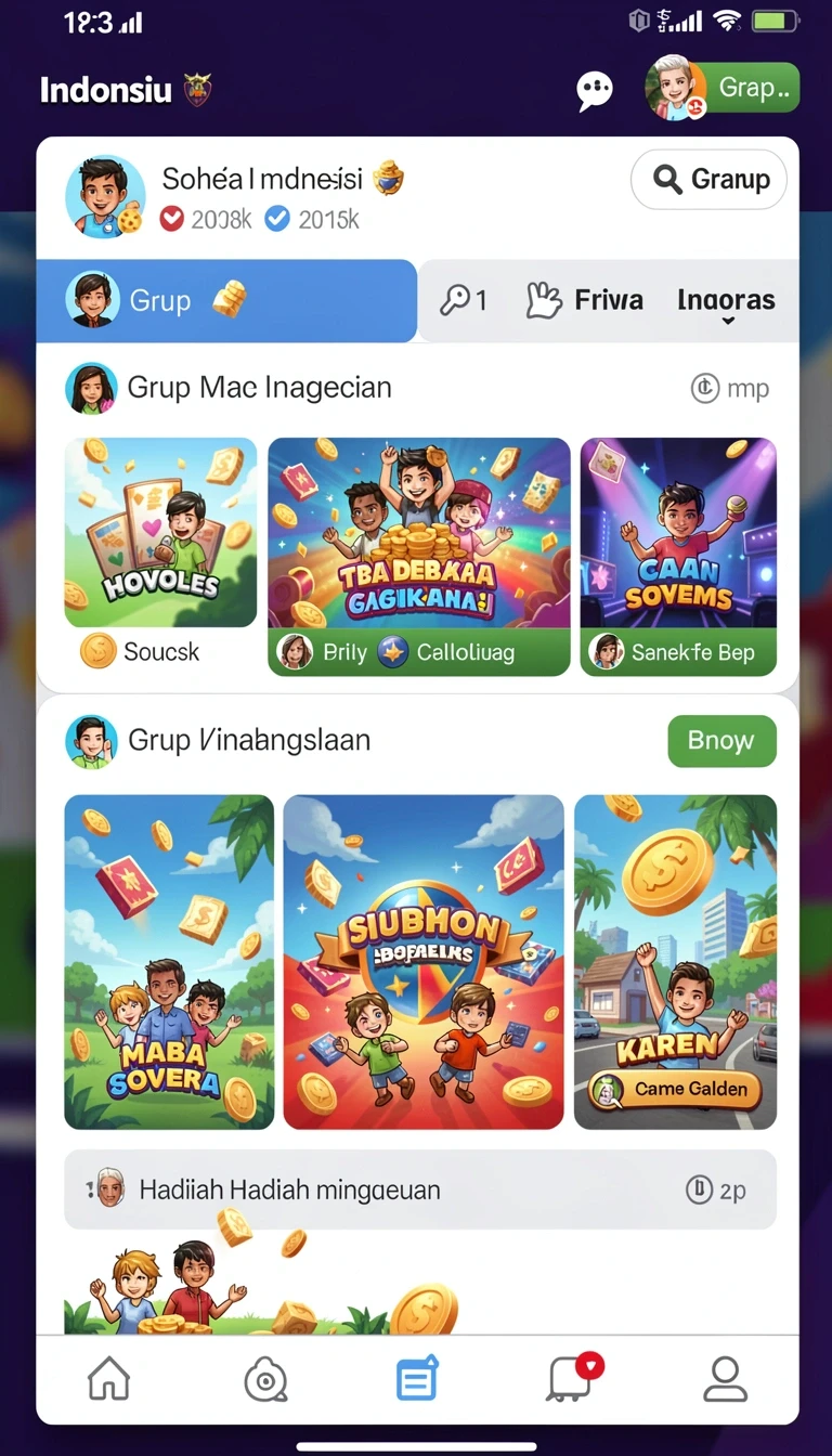 Tampilan utama aplikasi bata123 APK Terbaru: Download Cepat dan Gratis yang intuitif dan efisien.