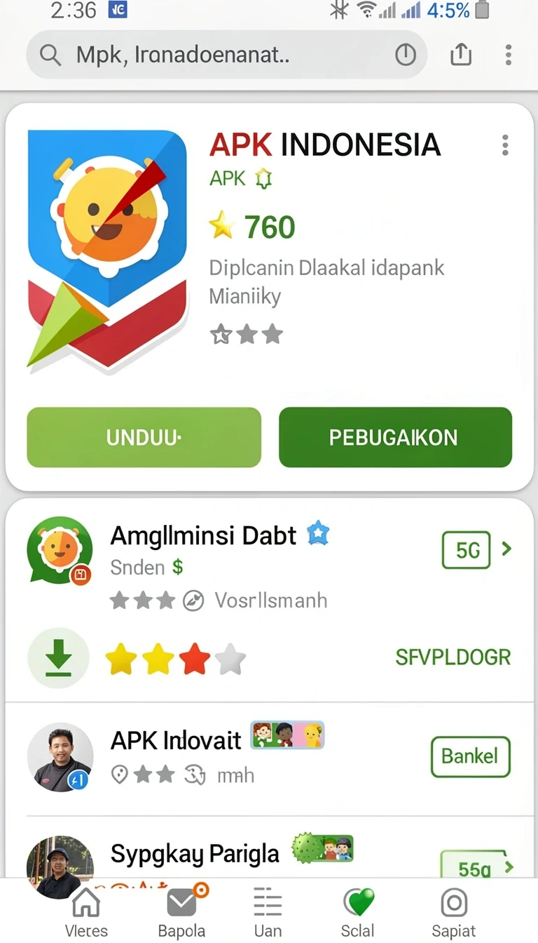 Tampilan utama aplikasi Review Aplikasi 555zk yang intuitif dan efisien.