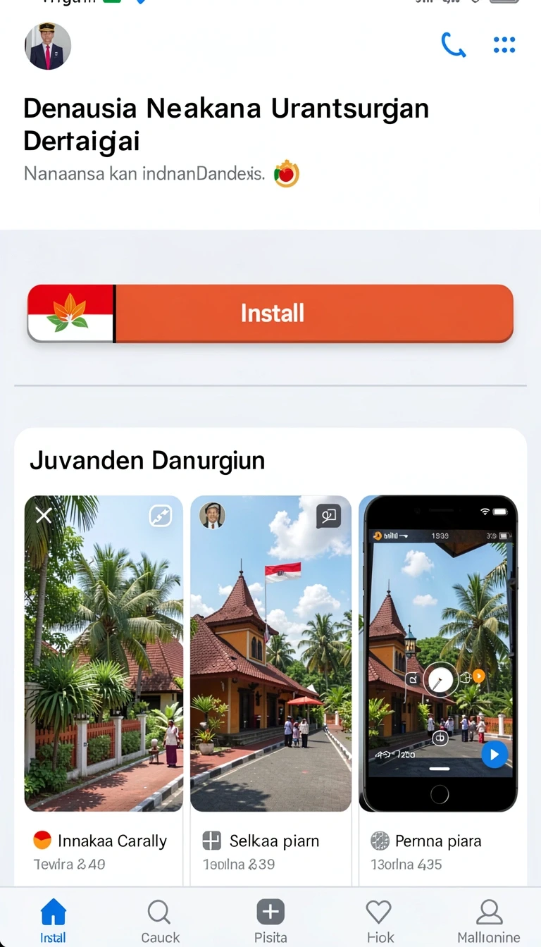 Tampilan utama aplikasi mahjong288 APK Terbaru: Download Cepat dan Gratis yang intuitif dan efisien.